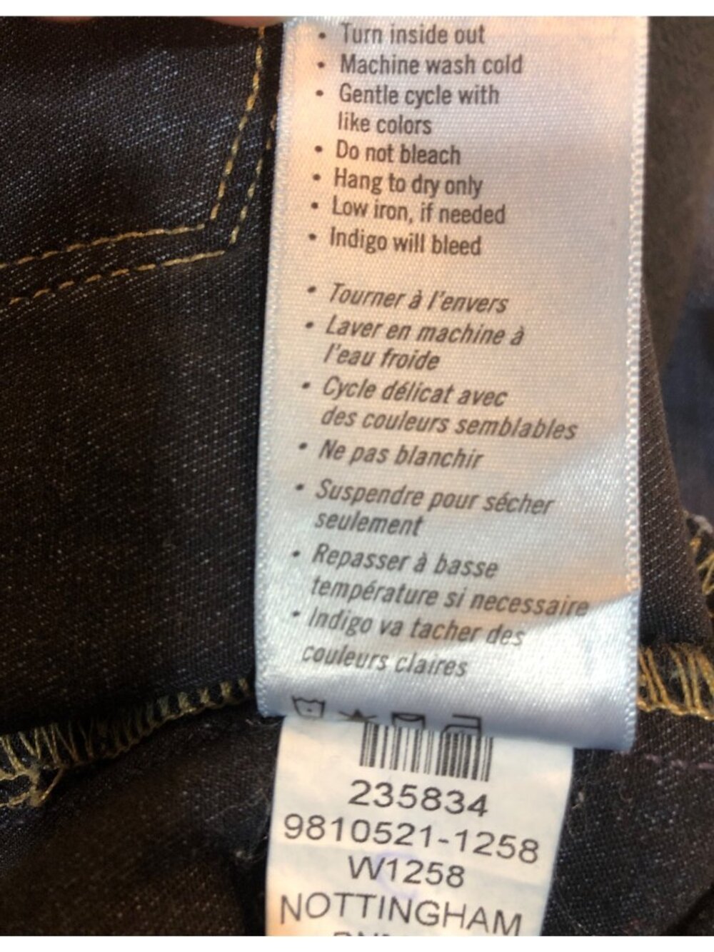 Paige Manhattan Maternity Flare Blue Jeans Mom To Be Fashion Size 30 - Picture 9 of 13